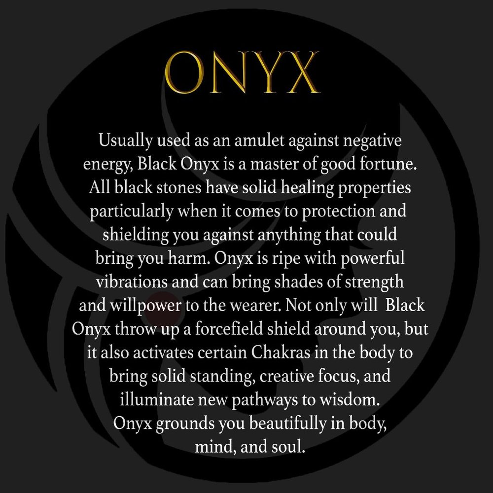 Bracelet Evil Eye Protection. Black Onyx stones. OS. - Picture 2 of 2